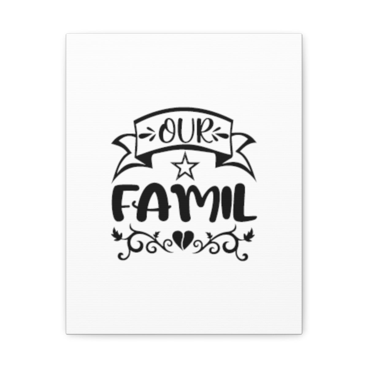 Scripture Walls Our Family 1 John 4:20 Christian Wall Art Bible Verse Print Ready to Hang Unframed-Express Your Love Gifts