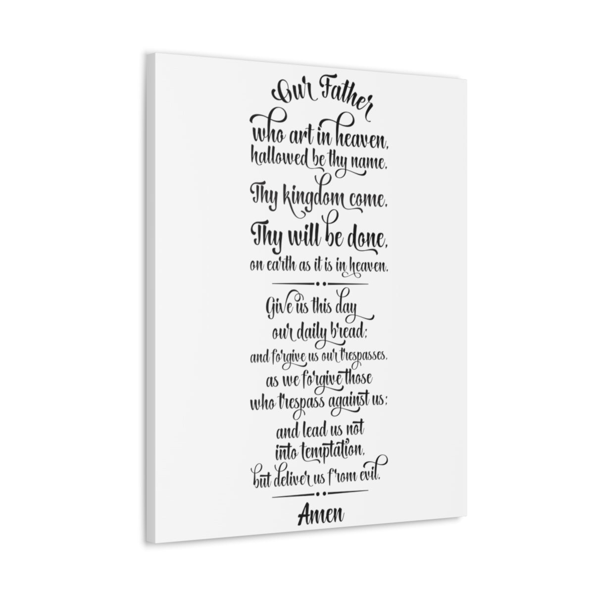 Scripture Walls Our Father Matthew 6:9 Christian Wall Art Print Ready to Hang Unframed-Express Your Love Gifts
