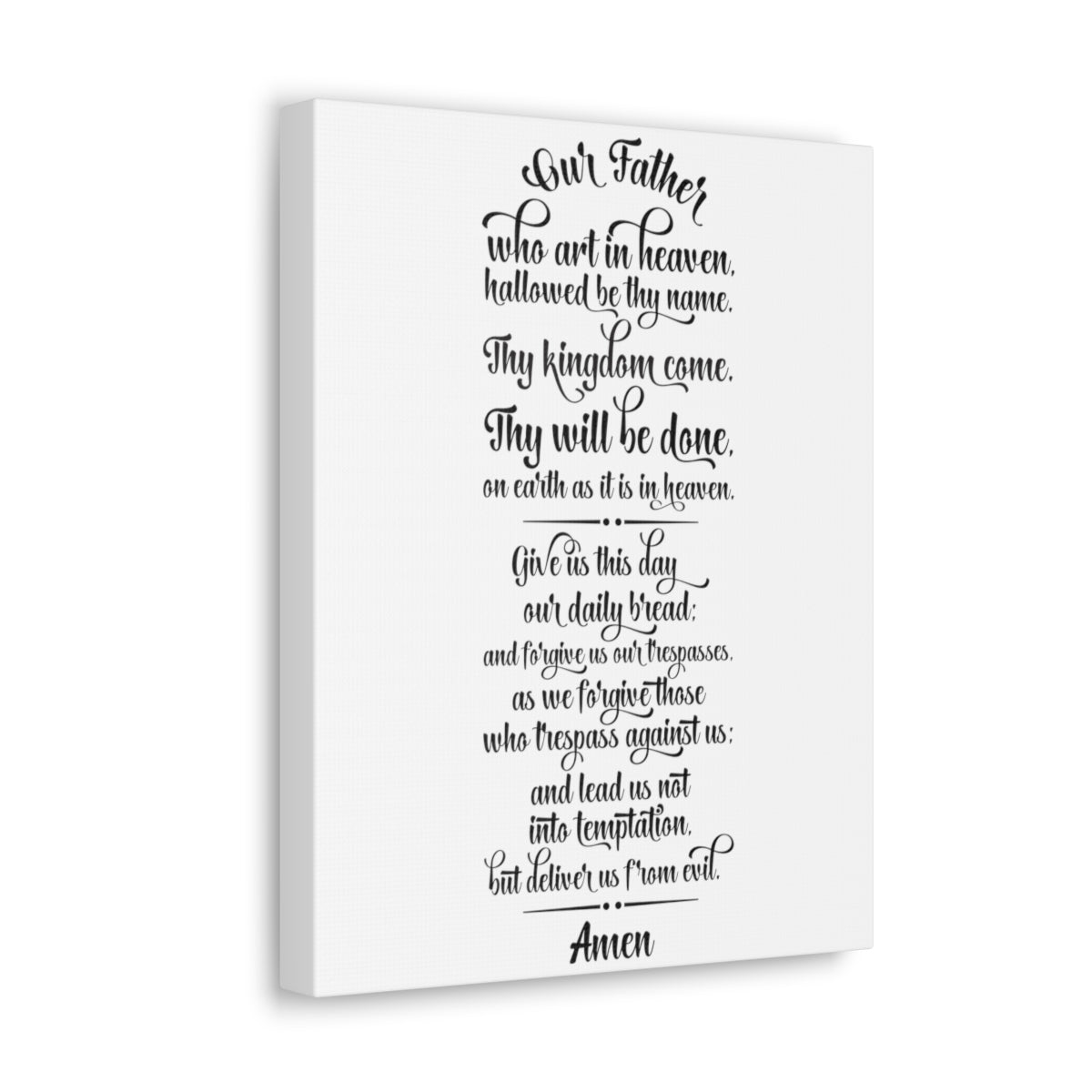 Scripture Walls Our Father Matthew 6:9 Christian Wall Art Print Ready to Hang Unframed-Express Your Love Gifts