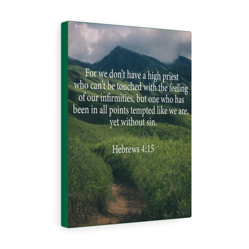 Scripture Walls Our High Priest Hebrews 4:15 Wall Art Christian Home Decor Unframed-Express Your Love Gifts