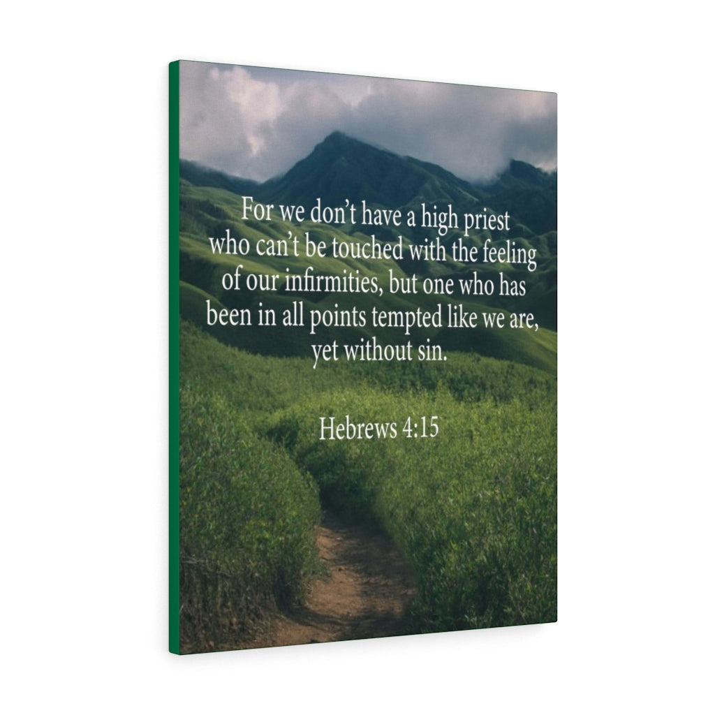 Scripture Walls Our High Priest Hebrews 4:15 Wall Art Christian Home Decor Unframed-Express Your Love Gifts