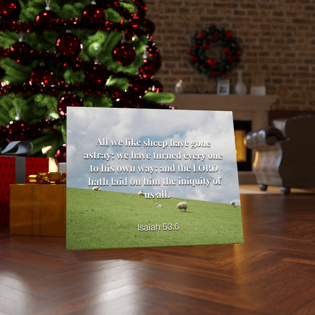 Scripture Walls Own Way Isaiah 53:6 Bible Verse Canvas Christian Wall Art Ready to Hang Unframed-Express Your Love Gifts
