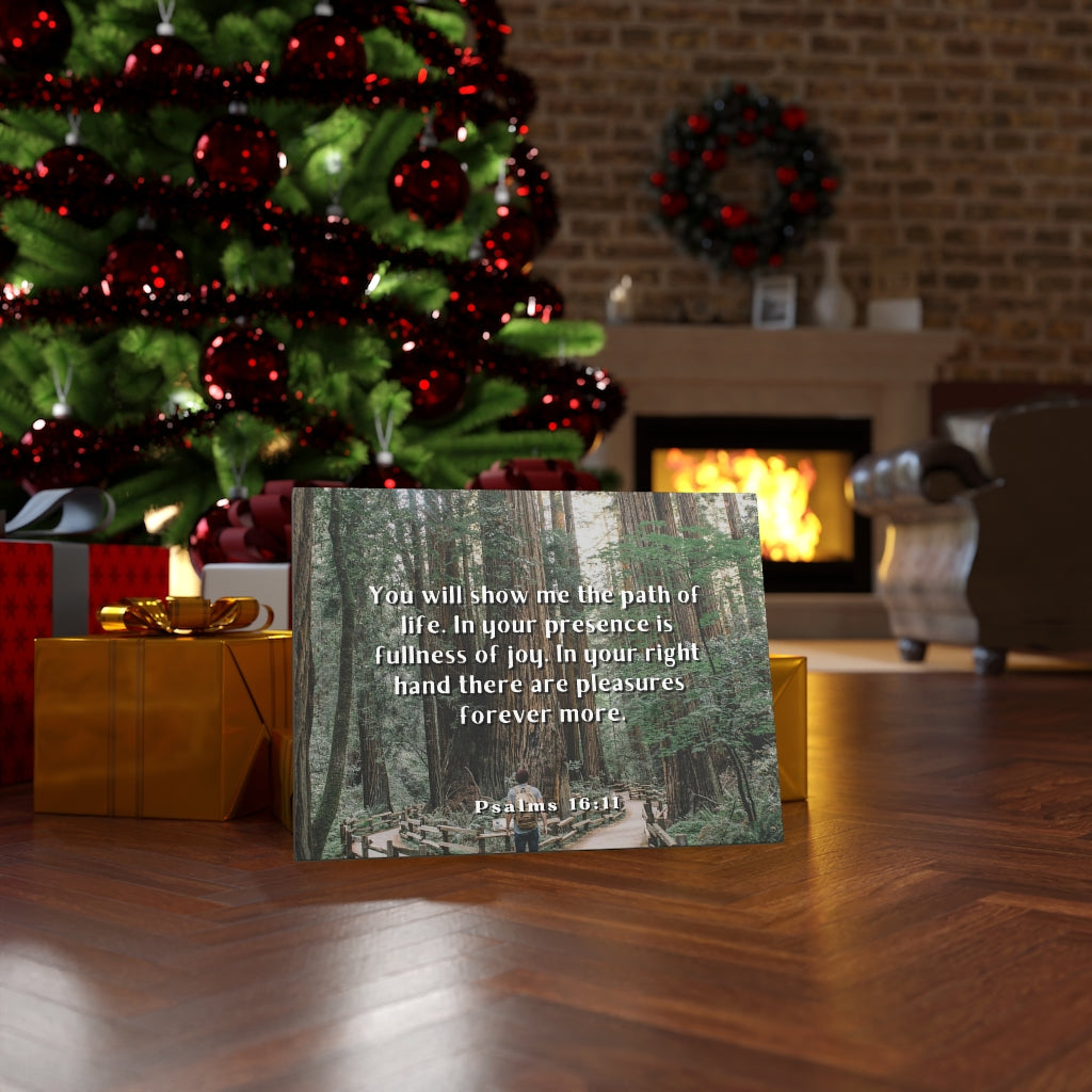 Scripture Walls Path Of Life Psalms 16:11 Bible Verse Canvas Christian Wall Art Ready to Hang Unframed-Express Your Love Gifts
