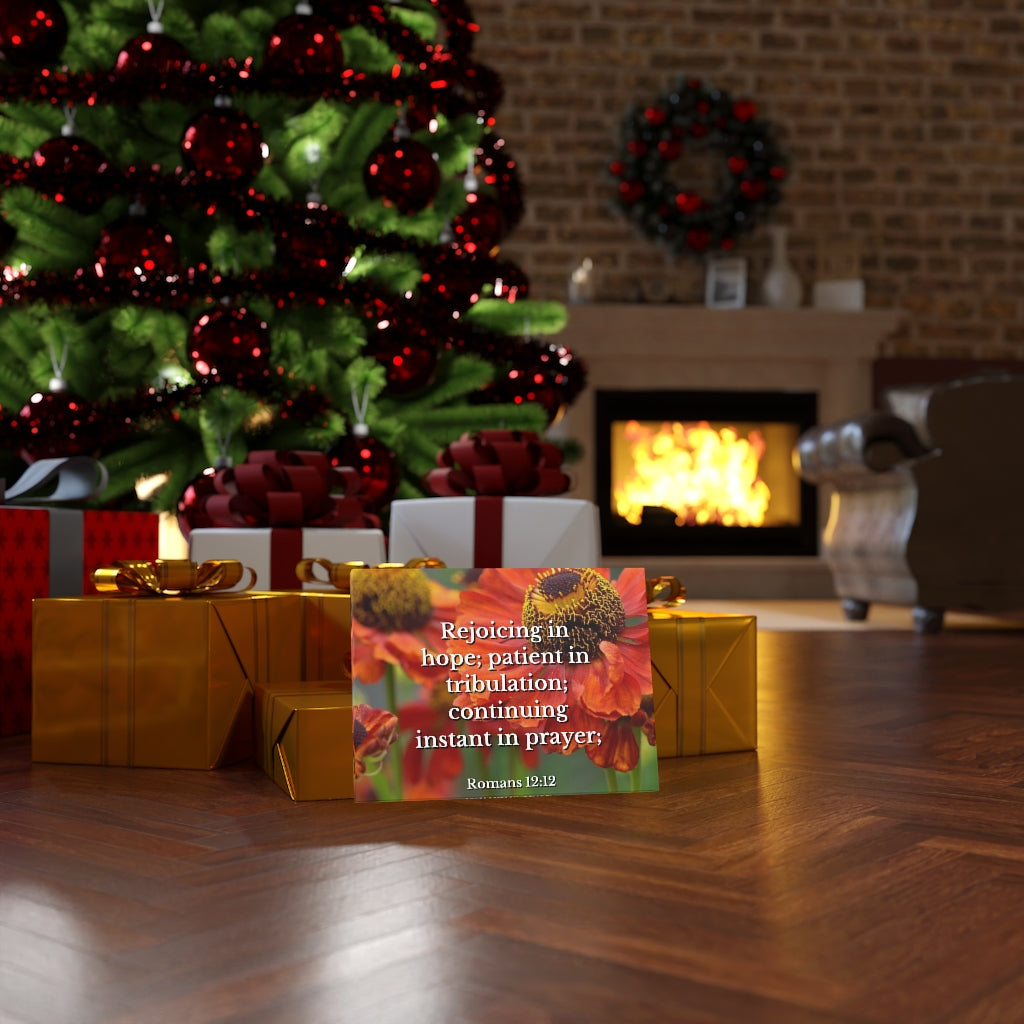 Scripture Walls Patient In Tribulation Romans 12:12 Bible Verse Canvas Christian Wall Art Ready to Hang Unframed-Express Your Love Gifts