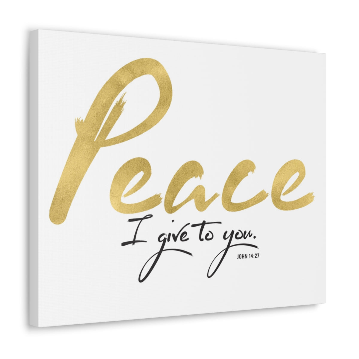 Scripture Walls Peace I Give To You John 14:27 Bible Verse Canvas Christian Wall Art Ready to Hang Unframed-Express Your Love Gifts
