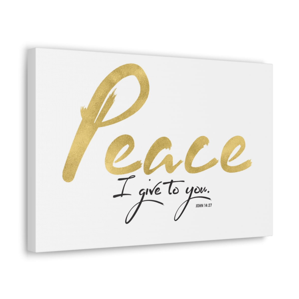 Scripture Walls Peace I Give To You John 14:27 Bible Verse Canvas Christian Wall Art Ready to Hang Unframed-Express Your Love Gifts