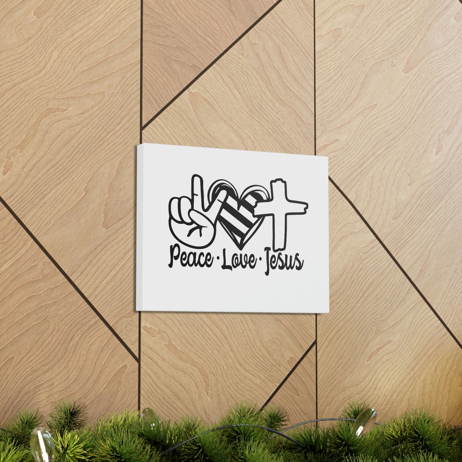 Scripture Walls Peace Love Jesus Galatians 5:22 Christian Wall Art Print Ready to Hang Unframed-Express Your Love Gifts