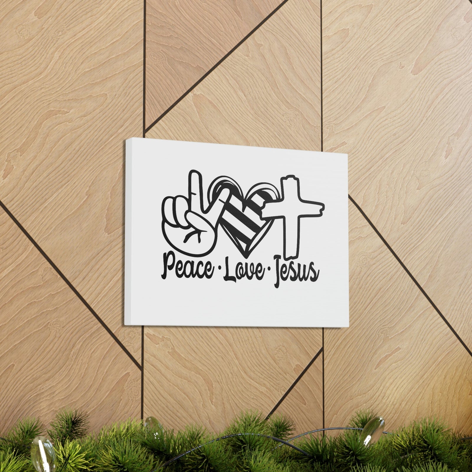 Scripture Walls Peace Love Jesus Galatians 5:22 Christian Wall Art Print Ready to Hang Unframed-Express Your Love Gifts
