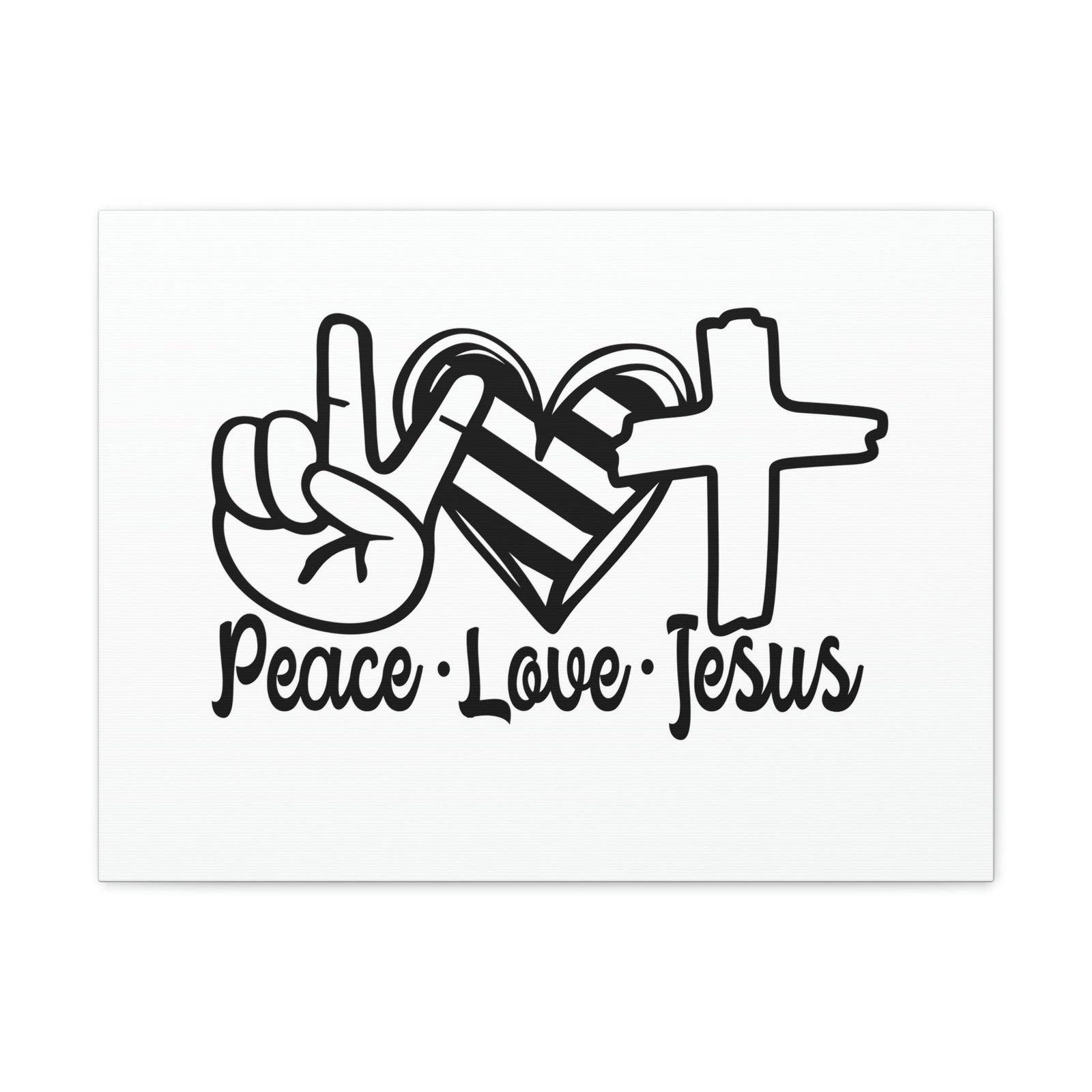 Scripture Walls Peace Love Jesus Galatians 5:22 Christian Wall Art Print Ready to Hang Unframed-Express Your Love Gifts