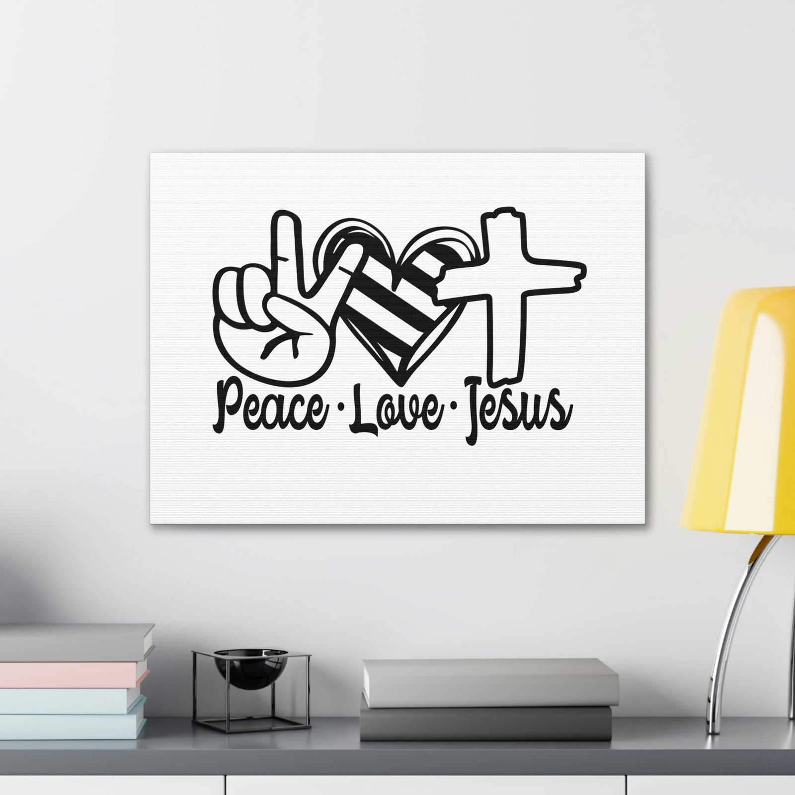 Scripture Walls Peace Love Jesus Galatians 5:22 Christian Wall Art Print Ready to Hang Unframed-Express Your Love Gifts
