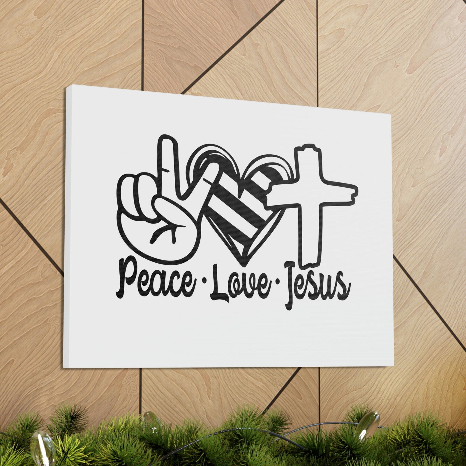 Scripture Walls Peace Love Jesus Galatians 5:22 Christian Wall Art Print Ready to Hang Unframed-Express Your Love Gifts