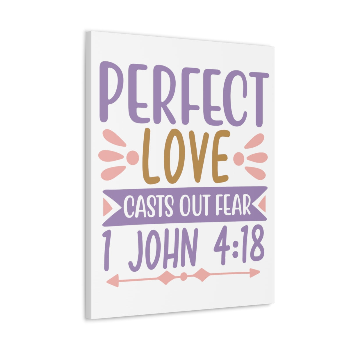 Scripture Walls Perfect Love Casts 1 John 4:18 Christian Wall Art Print Ready to Hang Unframed-Express Your Love Gifts