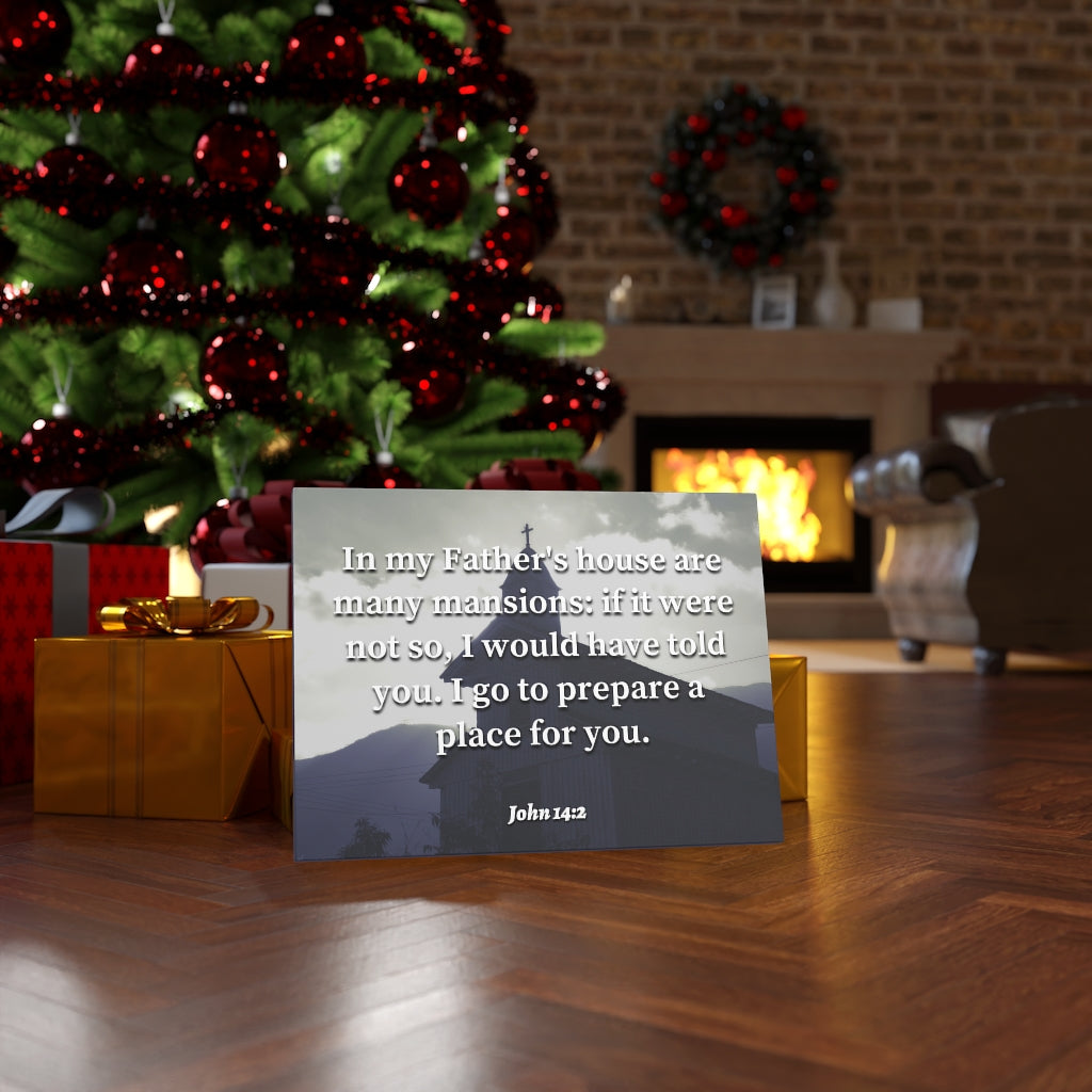 Scripture Walls Place For You John 14:2 Bible Verse Canvas Christian Wall Art Ready to Hang Unframed-Express Your Love Gifts