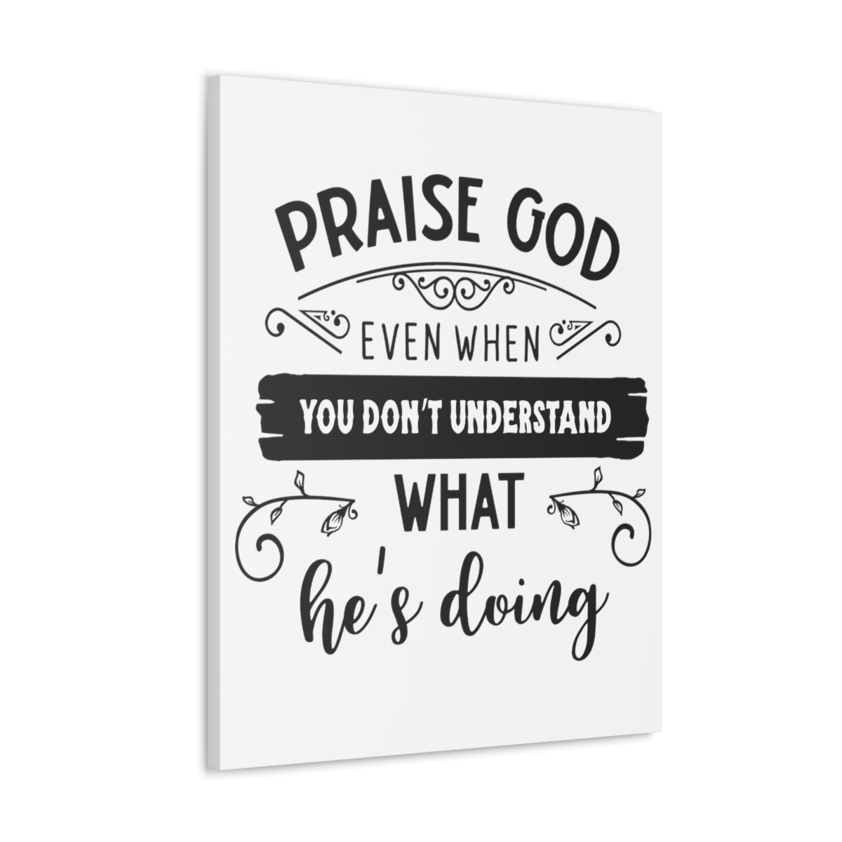 Scripture Walls Praise God Even Psalm 103:1 Christian Wall Art Print Ready to Hang Unframed-Express Your Love Gifts