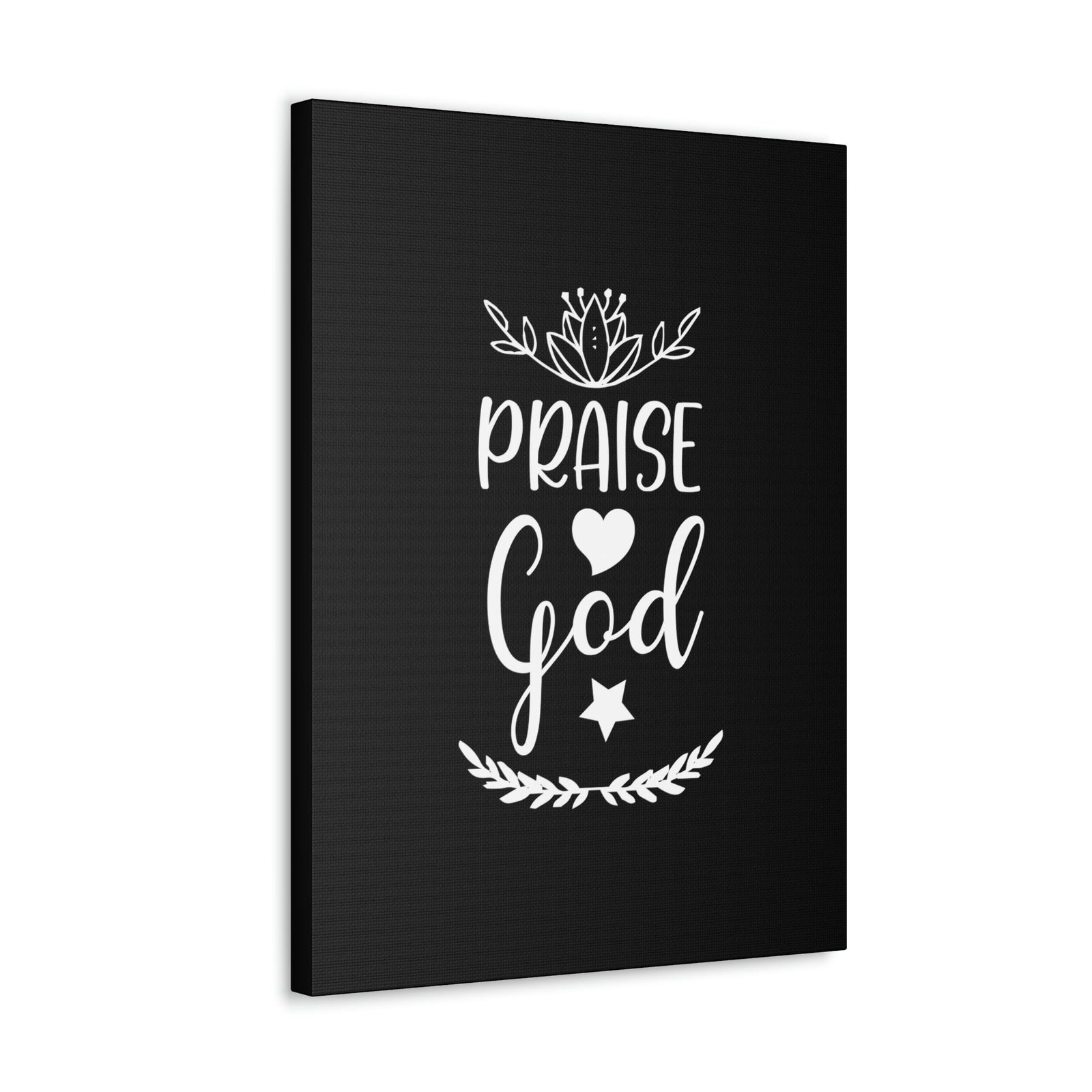 Scripture Walls Praise God Hebrews 13:15 White Christian Wall Art Bible Verse Print Ready to Hang Unframed-Express Your Love Gifts