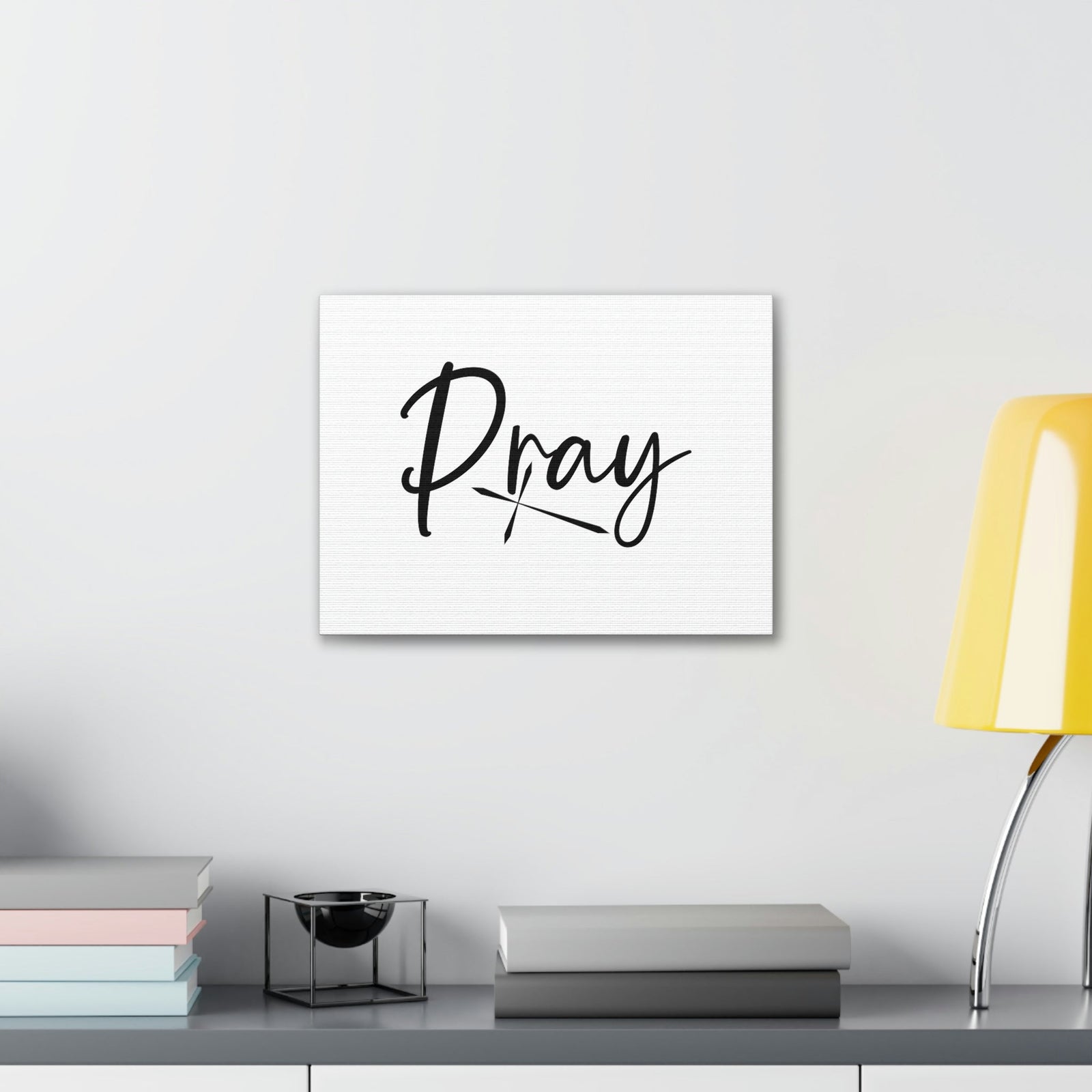 Scripture Walls Pray 1 Thessalonians 5:17 Sharp Cross Christian Wall Art Bible Verse Print Ready to Hang Unframed-Express Your Love Gifts