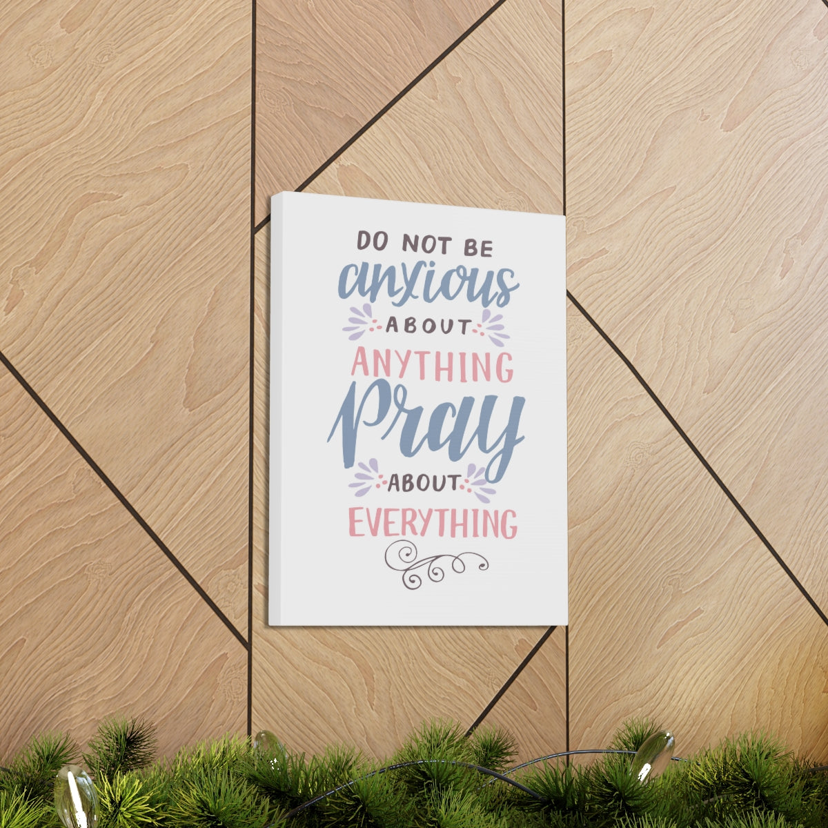 Scripture Walls Pray About Everything Job 22:27 Christian Wall Art Bible Verse Print Ready to Hang Unframed-Express Your Love Gifts