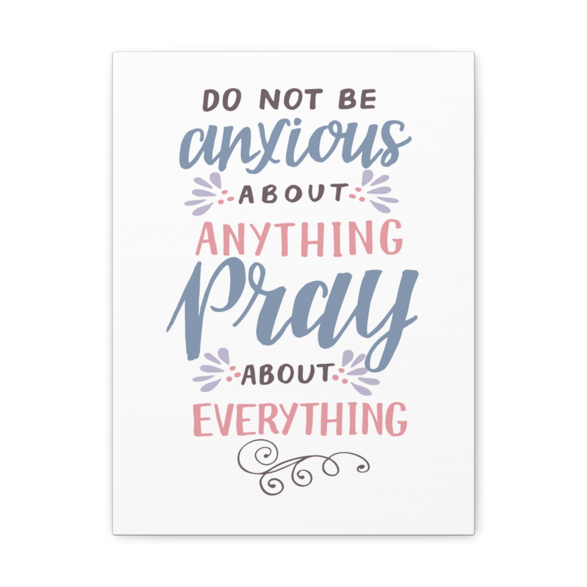 Scripture Walls Pray About Everything Job 22:27 Christian Wall Art Bible Verse Print Ready to Hang Unframed-Express Your Love Gifts