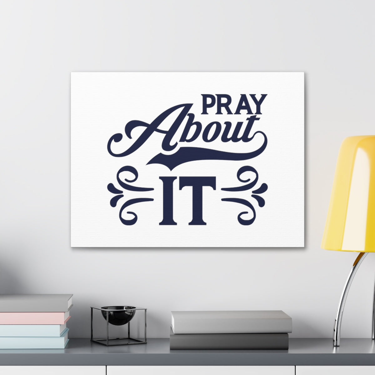 Scripture Walls Pray About It Wind 1 John 5:14 Christian Wall Art Bible Verse Print Ready to Hang Unframed-Express Your Love Gifts