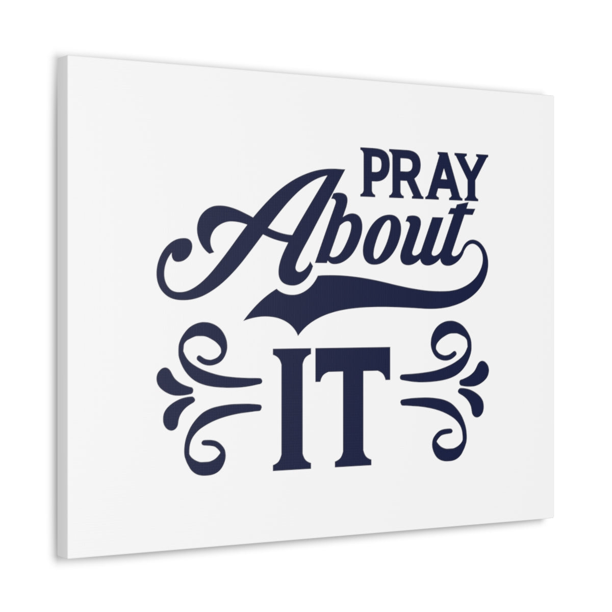 Scripture Walls Pray About It Wind 1 John 5:14 Christian Wall Art Bible Verse Print Ready to Hang Unframed-Express Your Love Gifts