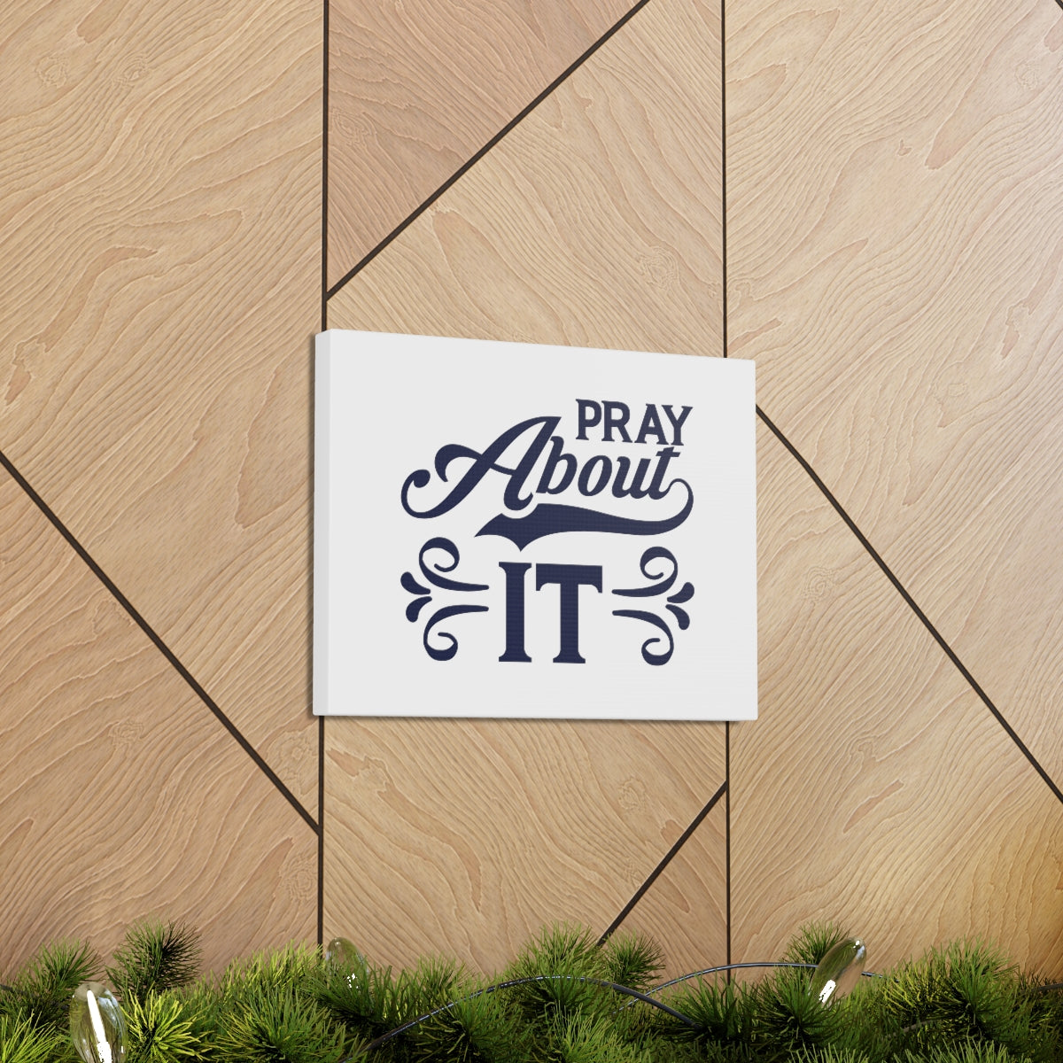 Scripture Walls Pray About It Wind 1 John 5:14 Christian Wall Art Bible Verse Print Ready to Hang Unframed-Express Your Love Gifts