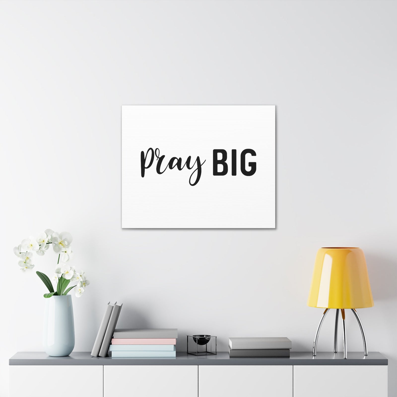 Scripture Walls Pray Big 1 Thessalonians 5:17 Bold Christian Wall Art Bible Verse Print Ready to Hang Unframed-Express Your Love Gifts