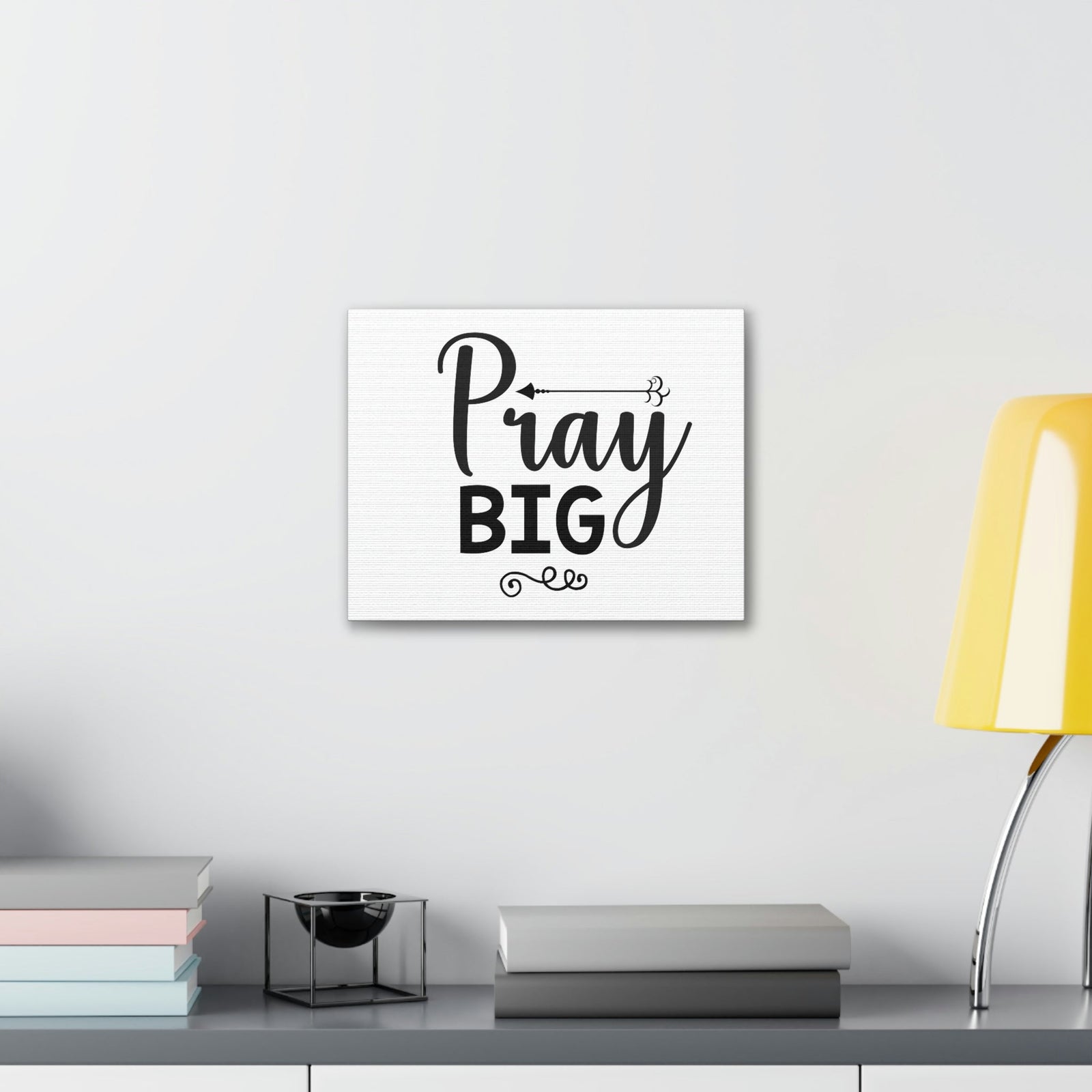 Scripture Walls Pray Big Matthew 7:7 Christian Wall Art Print Ready to Hang Unframed-Express Your Love Gifts
