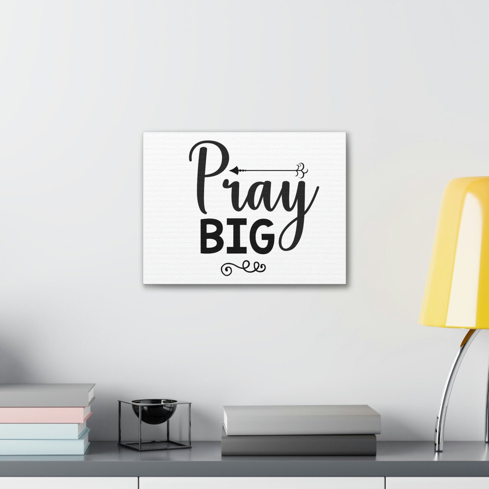 Scripture Walls Pray Big Matthew 7:7 Christian Wall Art Print Ready to Hang Unframed-Express Your Love Gifts