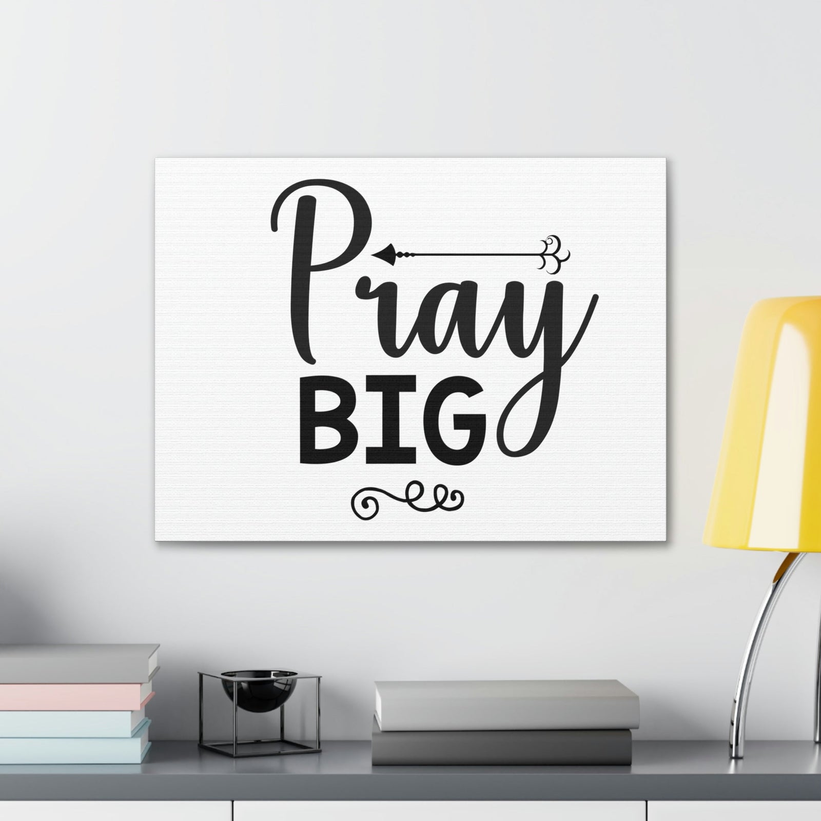 Scripture Walls Pray Big Matthew 7:7 Christian Wall Art Print Ready to Hang Unframed-Express Your Love Gifts