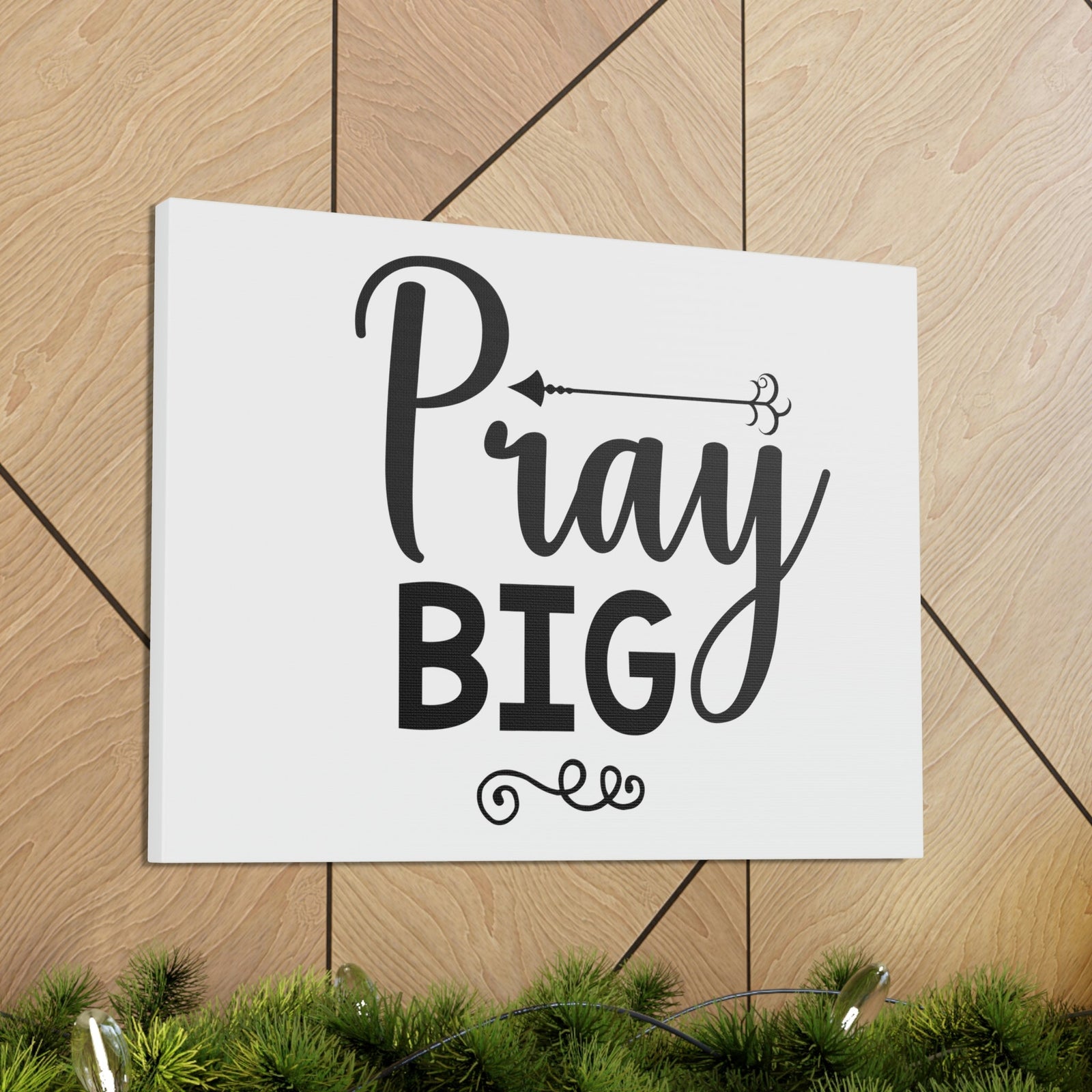 Scripture Walls Pray Big Matthew 7:7 Christian Wall Art Print Ready to Hang Unframed-Express Your Love Gifts