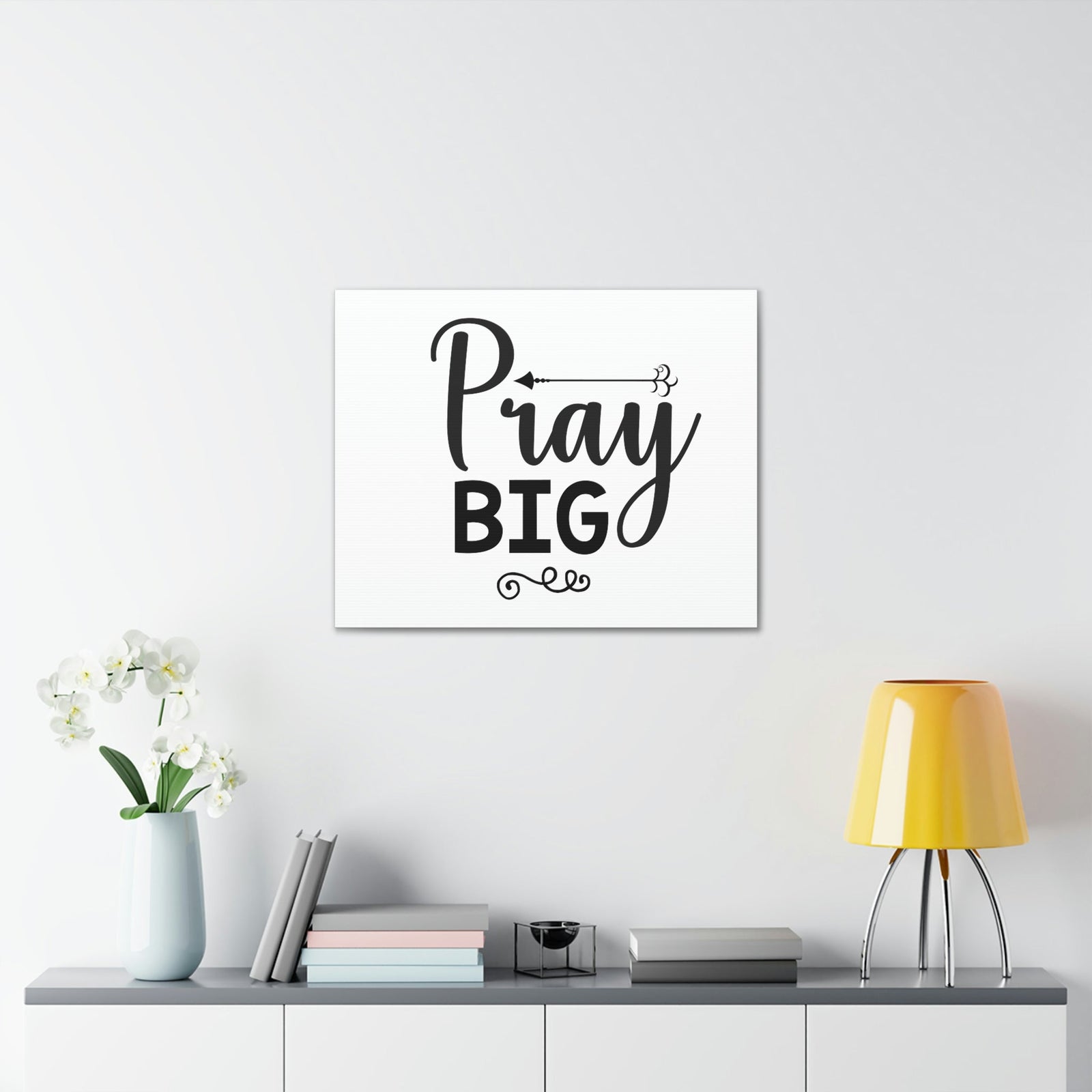 Scripture Walls Pray Big Matthew 7:7 Christian Wall Art Print Ready to Hang Unframed-Express Your Love Gifts