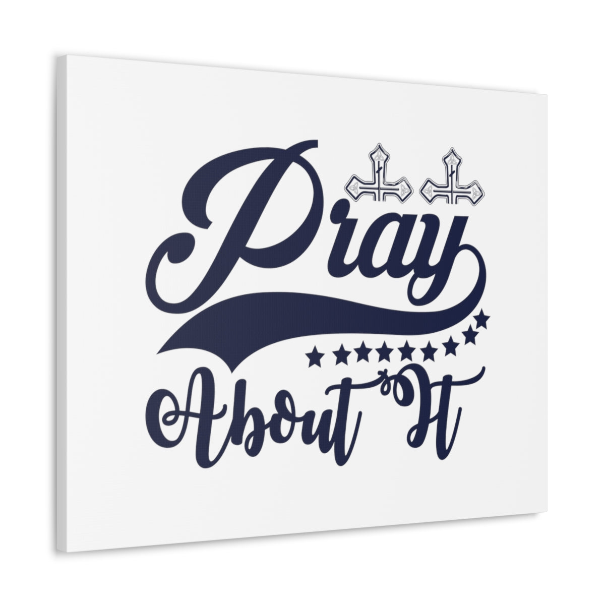 Scripture Walls Pray Cross 1 John 5:14 Christian Wall Art Bible Verse Print Ready to Hang Unframed-Express Your Love Gifts