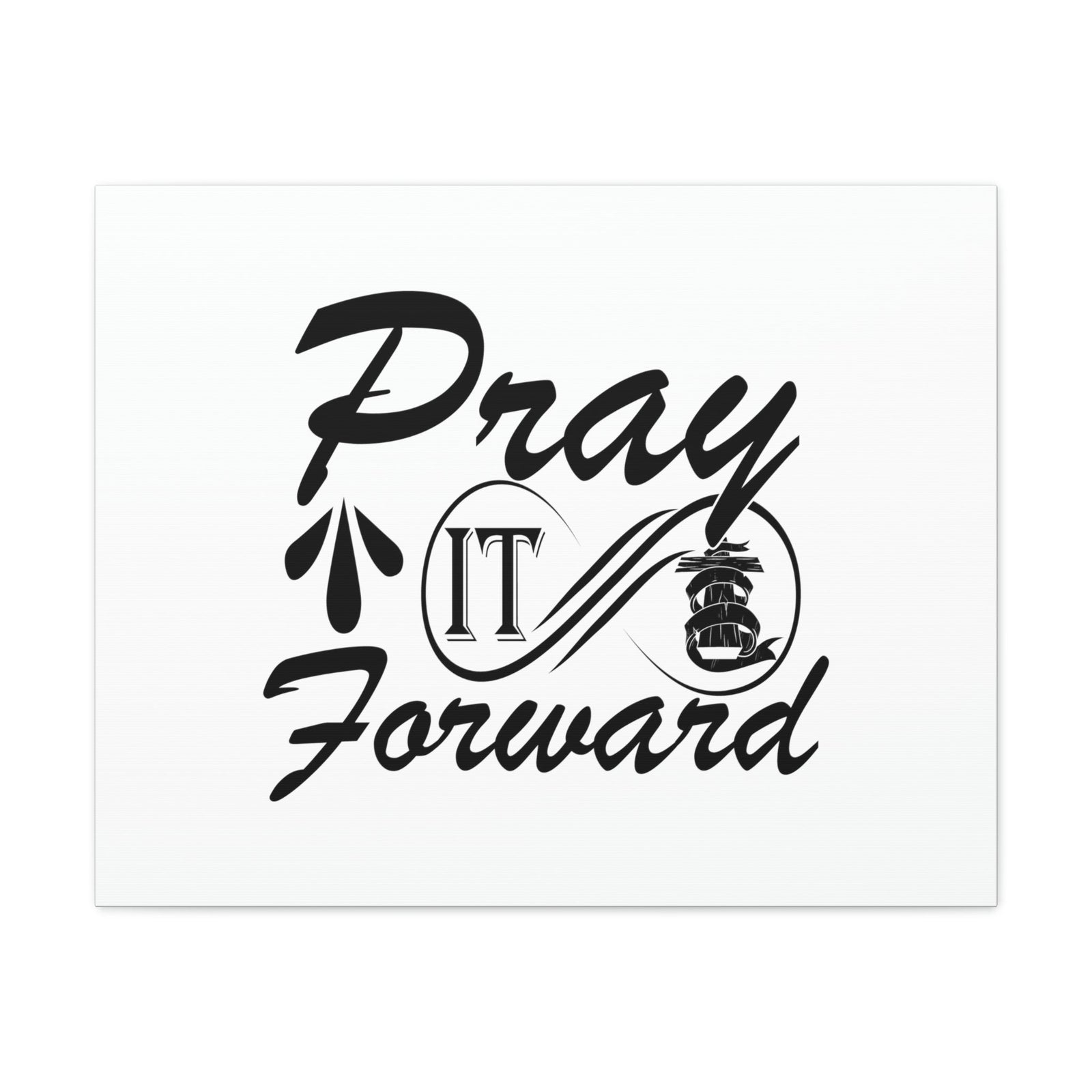 Scripture Walls Pray It Forward 1 Thessalonians 5:17 Infinity Christian Wall Art Bible Verse Print Ready to Hang Unframed-Express Your Love Gifts