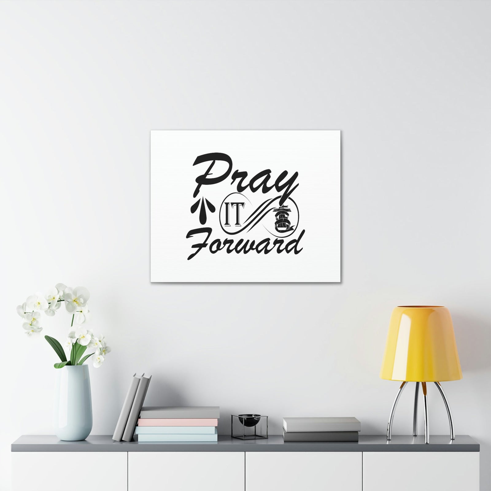 Scripture Walls Pray It Forward 1 Thessalonians 5:17 Infinity Christian Wall Art Bible Verse Print Ready to Hang Unframed-Express Your Love Gifts