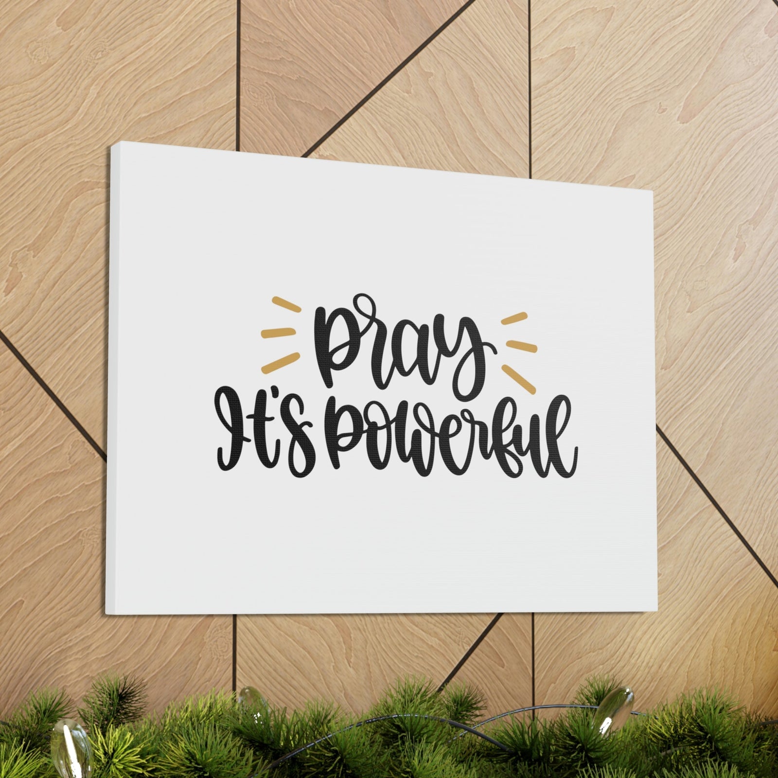 Scripture Walls Pray It's Powerful Philippians 4:6-7 Christian Wall Art Bible Verse Print Ready to Hang Unframed-Express Your Love Gifts