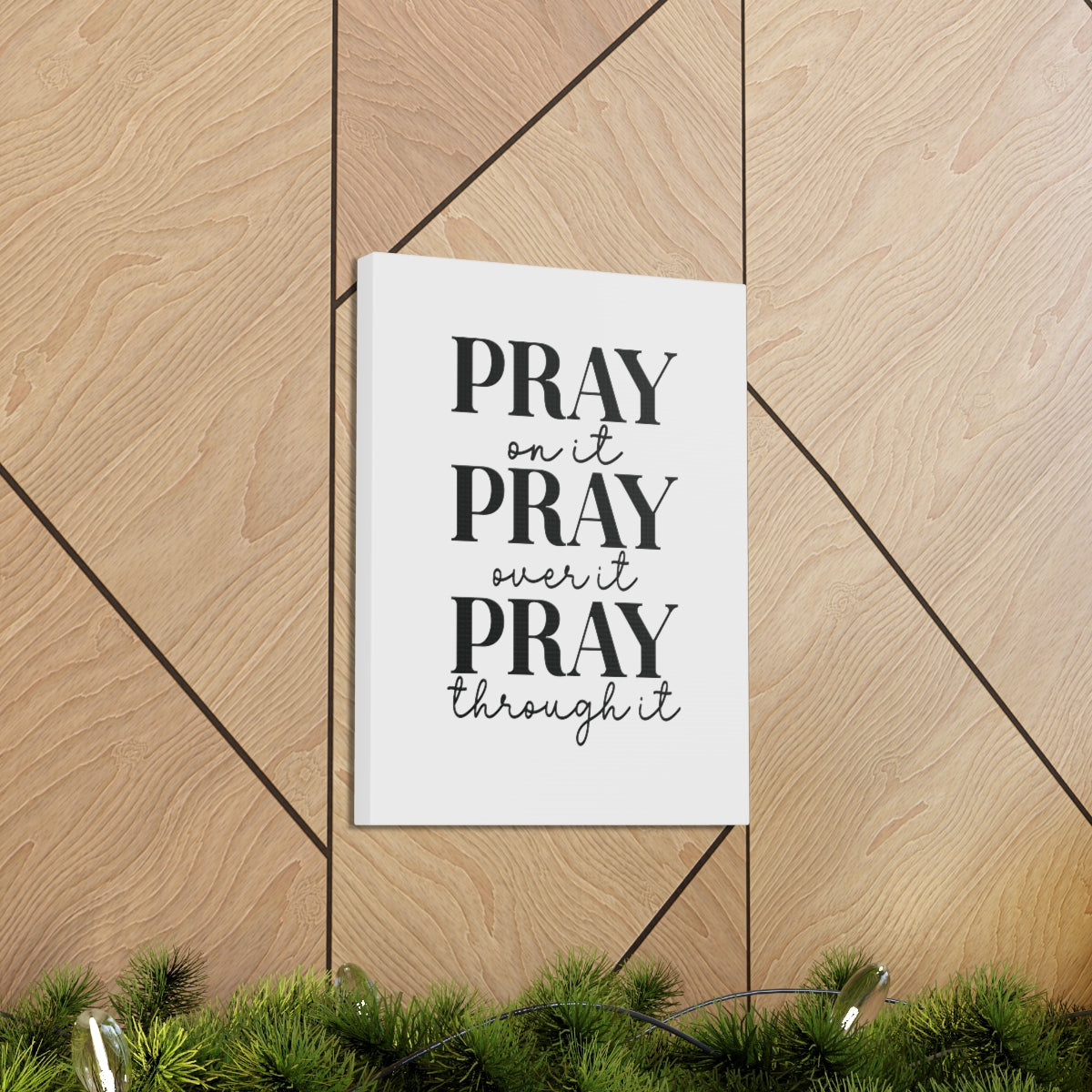 Scripture Walls Pray On It James 5:13 Christian Wall Art Bible Verse Print Ready to Hang Unframed-Express Your Love Gifts