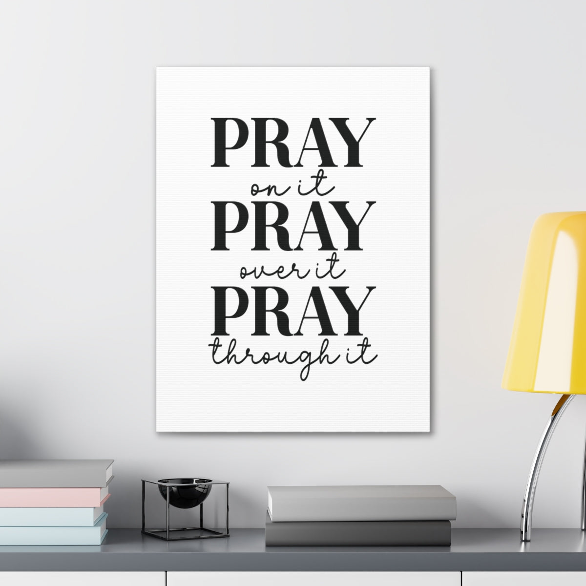 Scripture Walls Pray On It James 5:13 Christian Wall Art Bible Verse Print Ready to Hang Unframed-Express Your Love Gifts