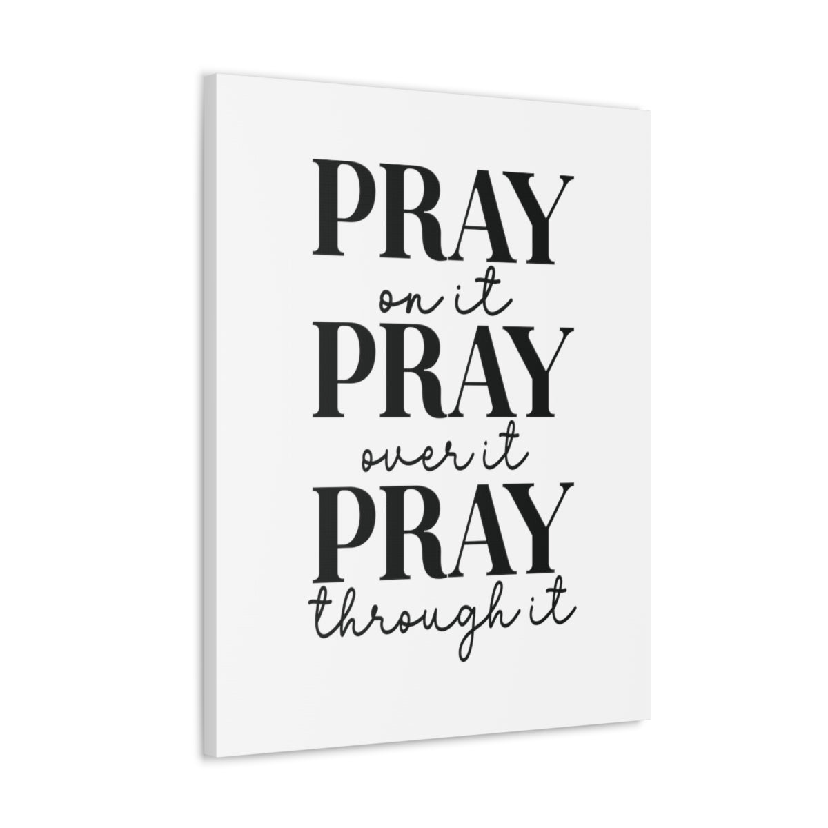 Scripture Walls Pray On It James 5:13 Christian Wall Art Bible Verse Print Ready to Hang Unframed-Express Your Love Gifts