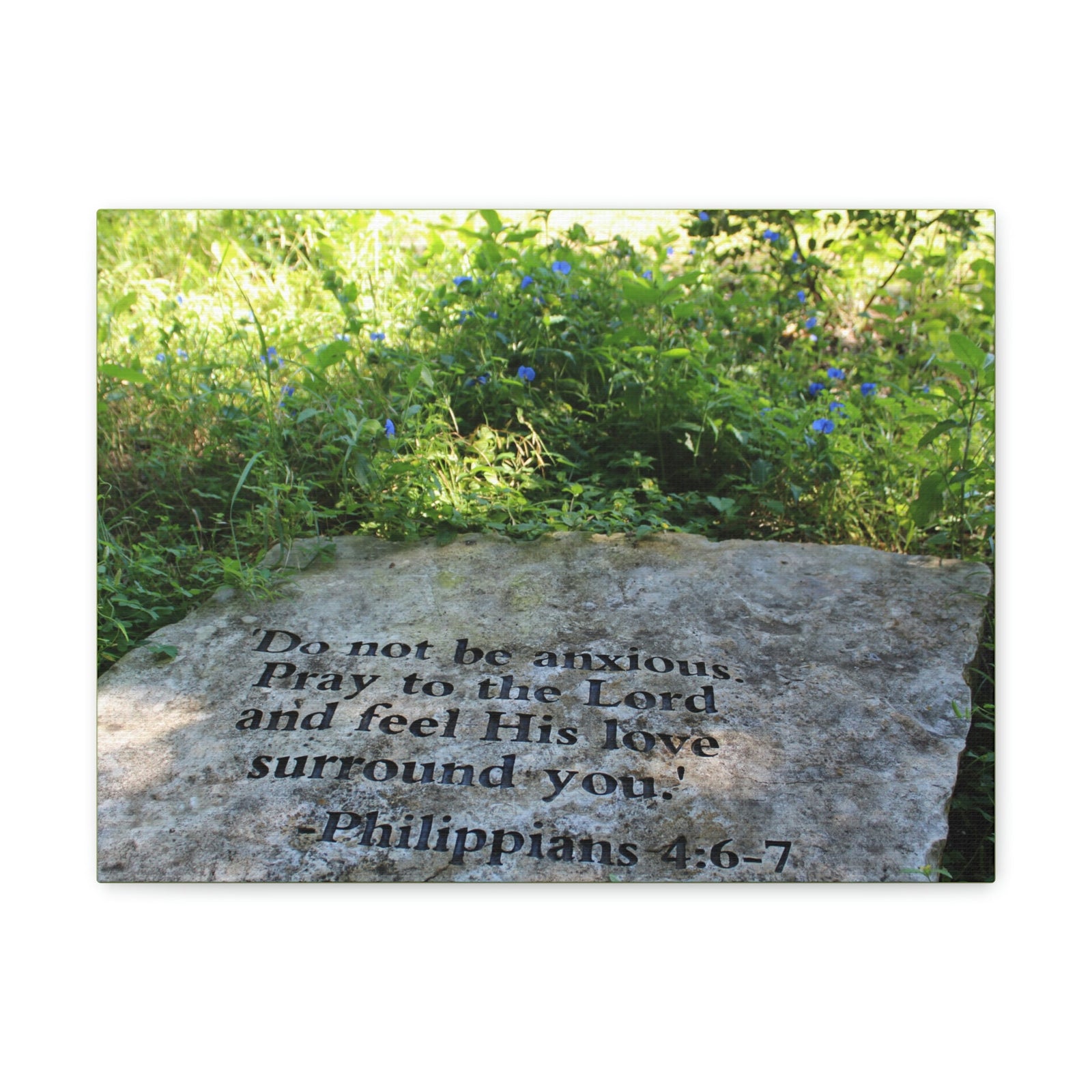 Scripture Walls Pray To The Lord Philippians 4:6 Bible Verse Canvas Christian Wall Art Bible Verse Print Ready To Hang Unframed-Express Your Love Gifts