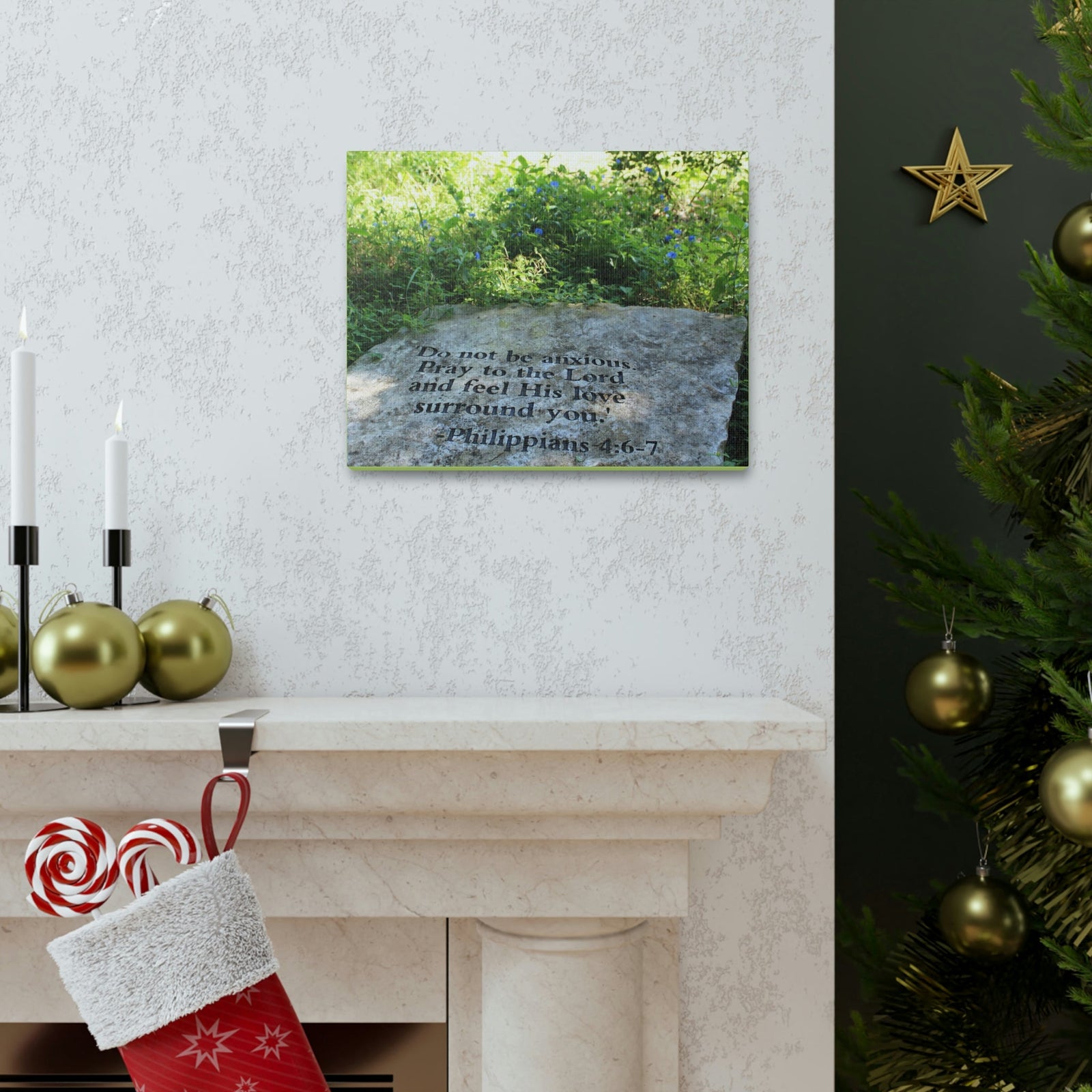 Scripture Walls Pray To The Lord Philippians 4:6 Bible Verse Canvas Christian Wall Art Bible Verse Print Ready To Hang Unframed-Express Your Love Gifts