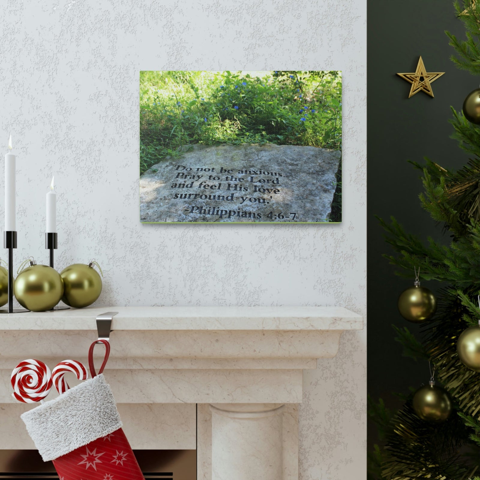 Scripture Walls Pray To The Lord Philippians 4:6 Bible Verse Canvas Christian Wall Art Bible Verse Print Ready To Hang Unframed-Express Your Love Gifts