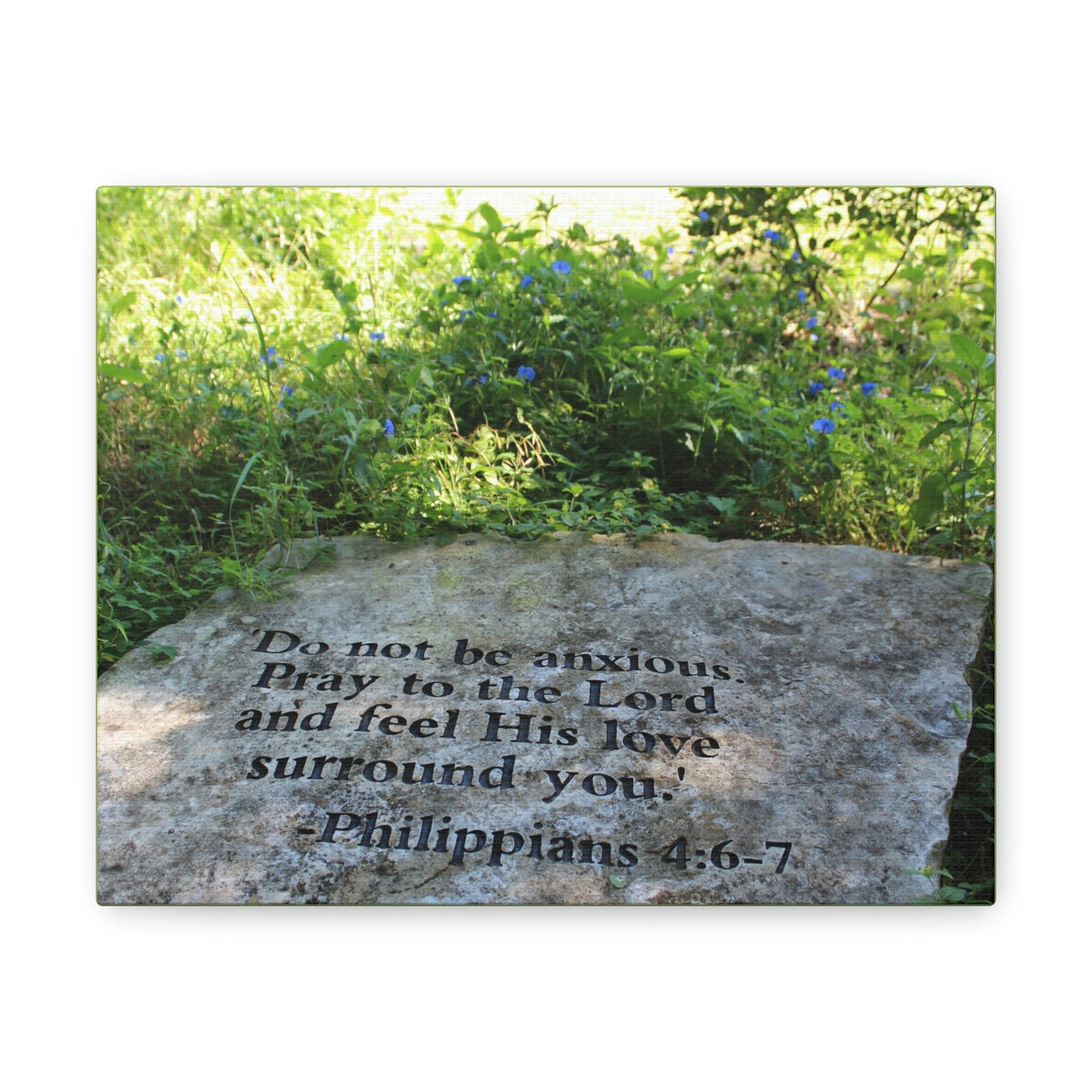 Scripture Walls Pray To The Lord Philippians 4:6 Bible Verse Canvas Christian Wall Art Bible Verse Print Ready To Hang Unframed-Express Your Love Gifts