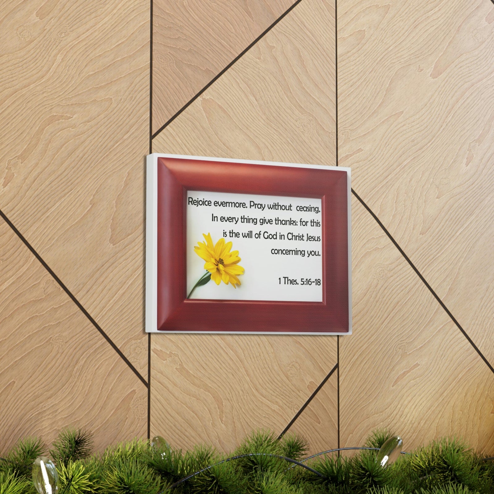 Scripture Walls Pray Without Ceasing 1 Thessalonians 5:16 Bible Verse Canvas Christian Wall Art Bible Verse Print Ready To Hang Unframed-Express Your Love Gifts