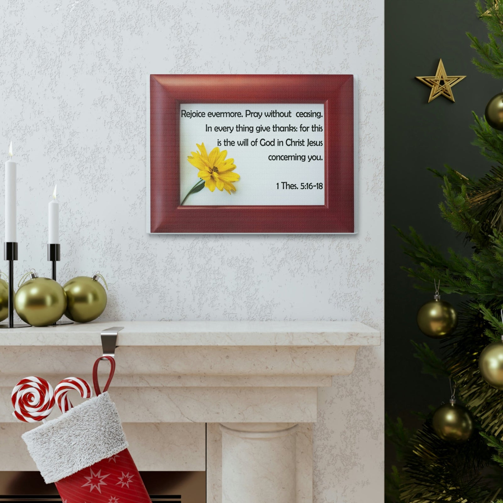 Scripture Walls Pray Without Ceasing 1 Thessalonians 5:16 Bible Verse Canvas Christian Wall Art Bible Verse Print Ready To Hang Unframed-Express Your Love Gifts