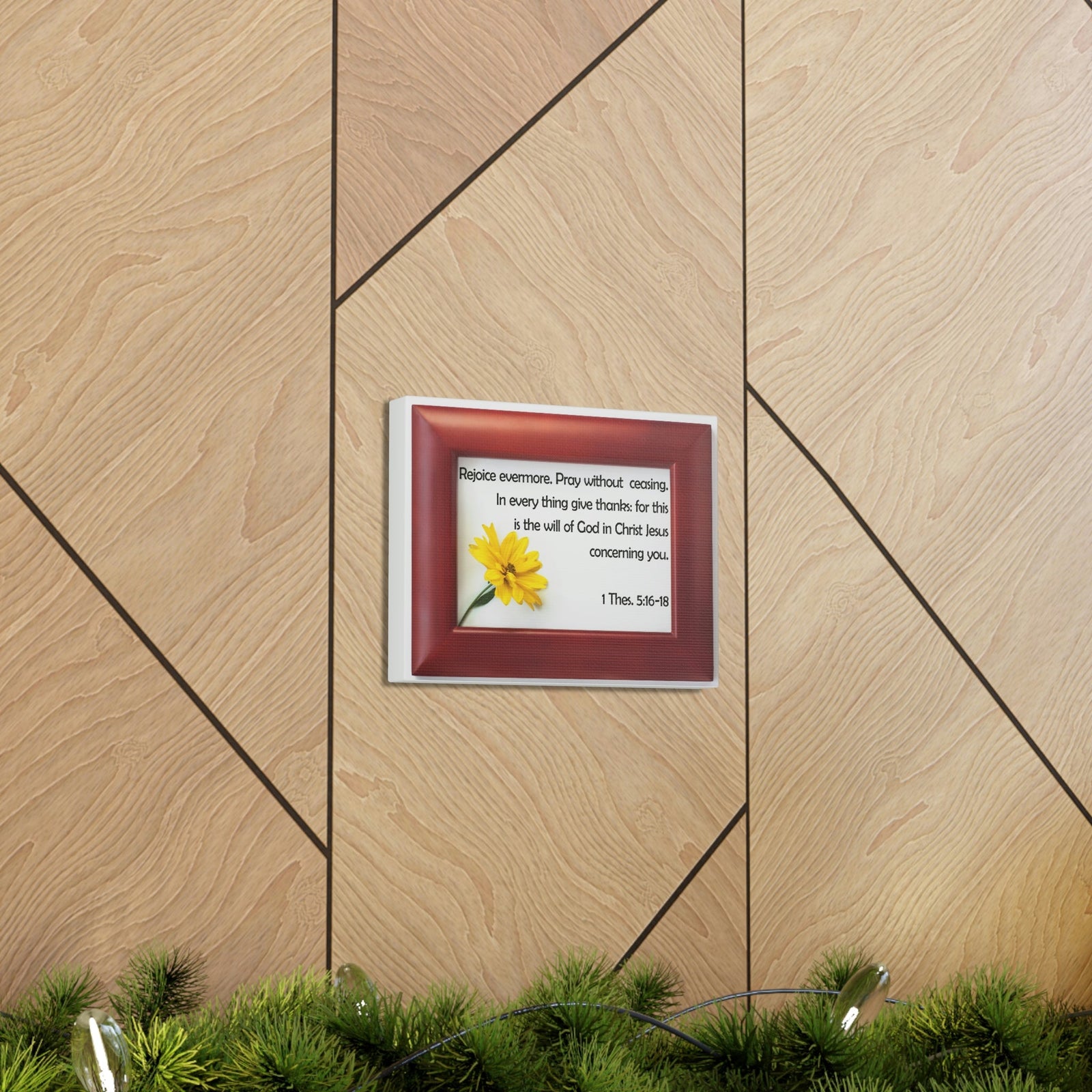 Scripture Walls Pray Without Ceasing 1 Thessalonians 5:16 Bible Verse Canvas Christian Wall Art Bible Verse Print Ready To Hang Unframed-Express Your Love Gifts