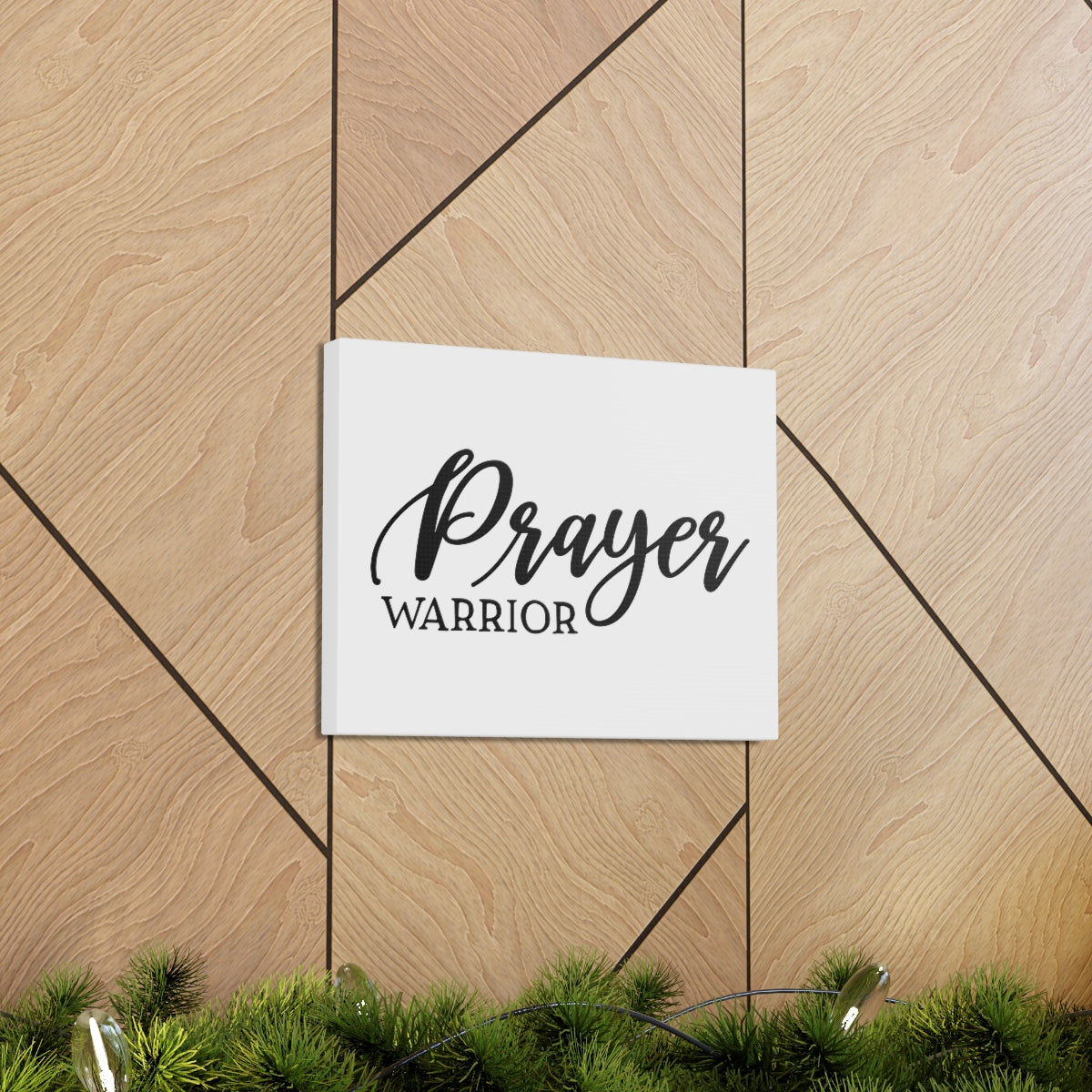 Scripture Walls Prayer Warrior 2 Chronicles 7:14 White Christian Wall Art Print Ready to Hang Unframed-Express Your Love Gifts
