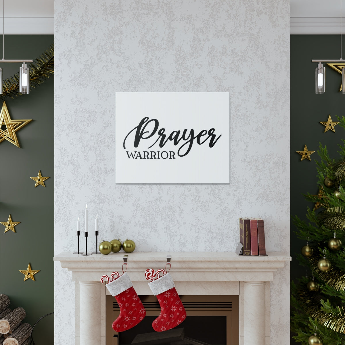 Scripture Walls Prayer Warrior 2 Chronicles 7:14 White Christian Wall Art Print Ready to Hang Unframed-Express Your Love Gifts