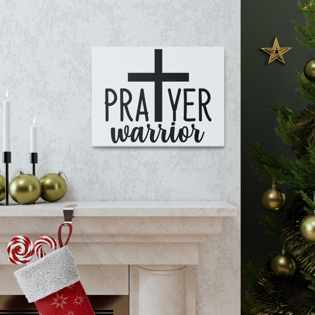 Scripture Walls Prayer Warrior Cross 2 Chronicles 7:14 Christian Wall Art Print Ready to Hang Unframed-Express Your Love Gifts