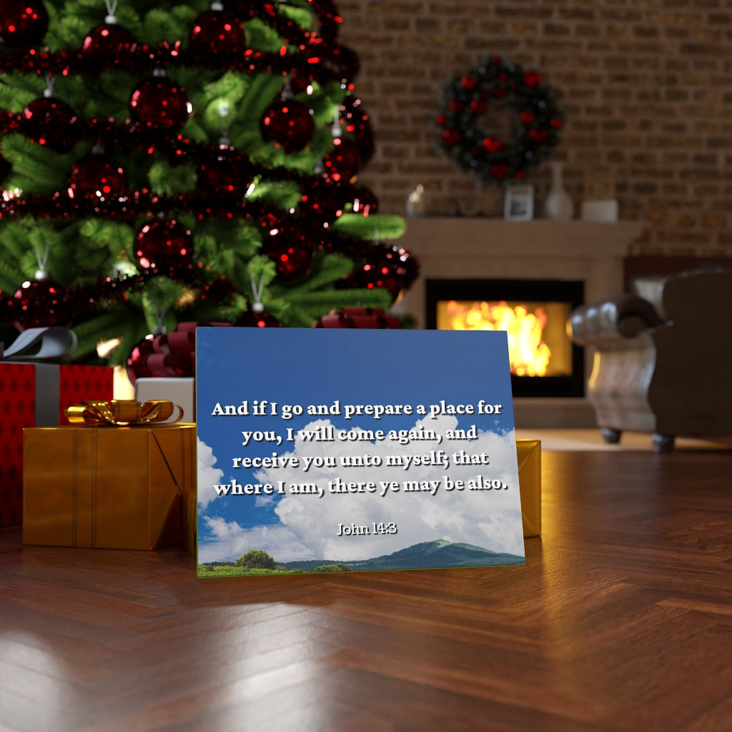 Scripture Walls PrepAre A Place John 14:3 Bible Verse Canvas Christian Wall Art Ready to Hang Unframed-Express Your Love Gifts