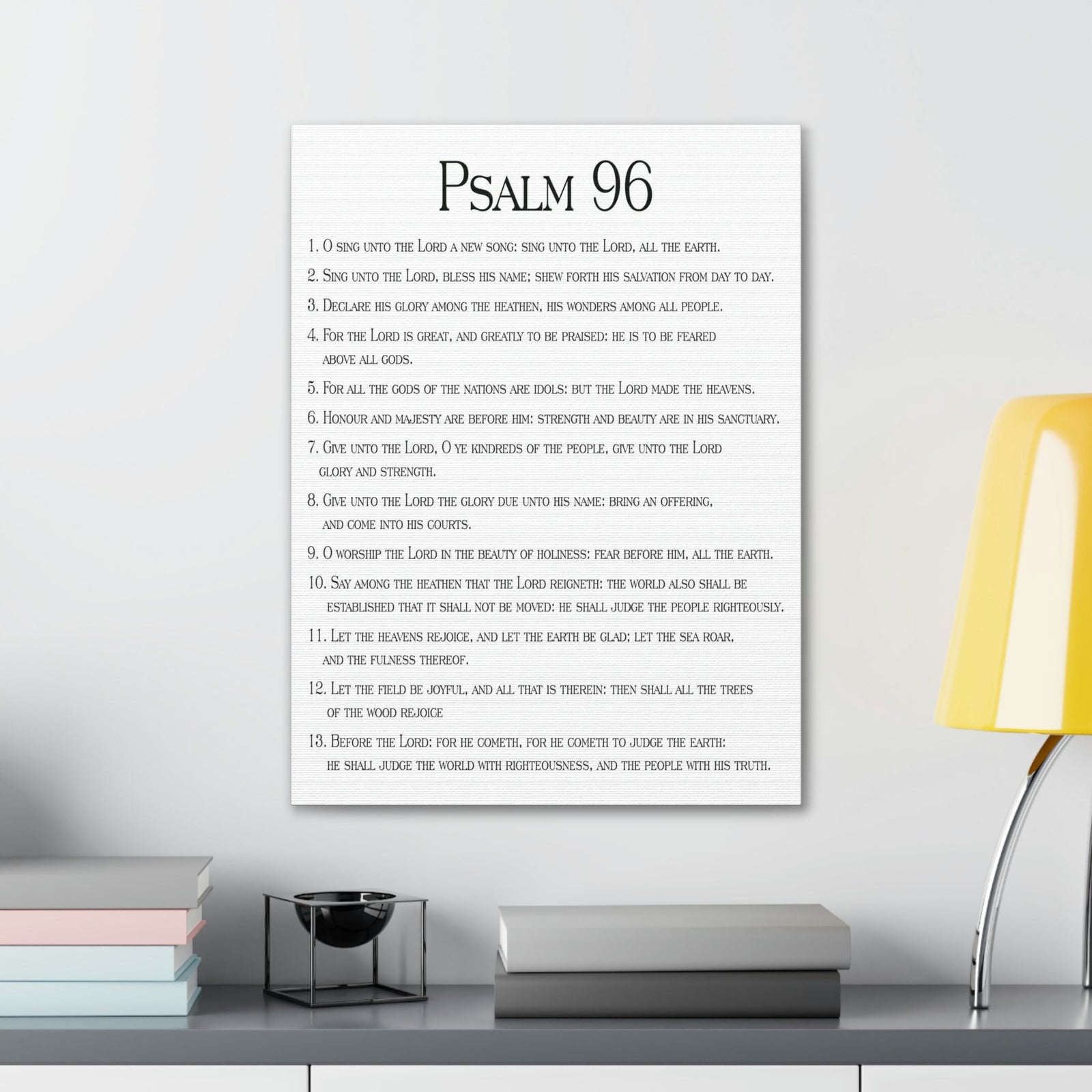 Scripture Walls Proclaiming His Glorious Wonders Psalm 96:7 Christian Wall Art Print Ready to Hang Unframed-Express Your Love Gifts